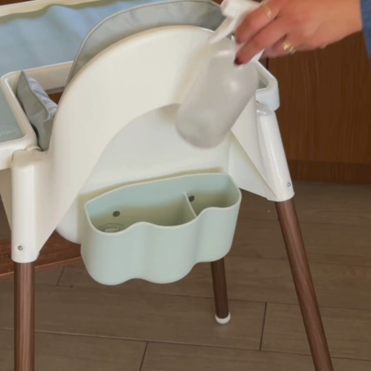 The Silicone Caddy (for IKEA Antilop & similar high chairs)
