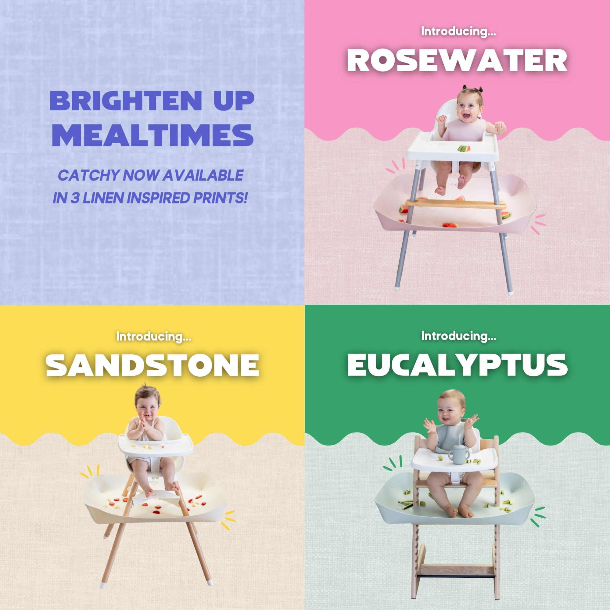 Paquete de artículos esenciales CATCHY™: compatible con la trona Stokke Tripp Trapp