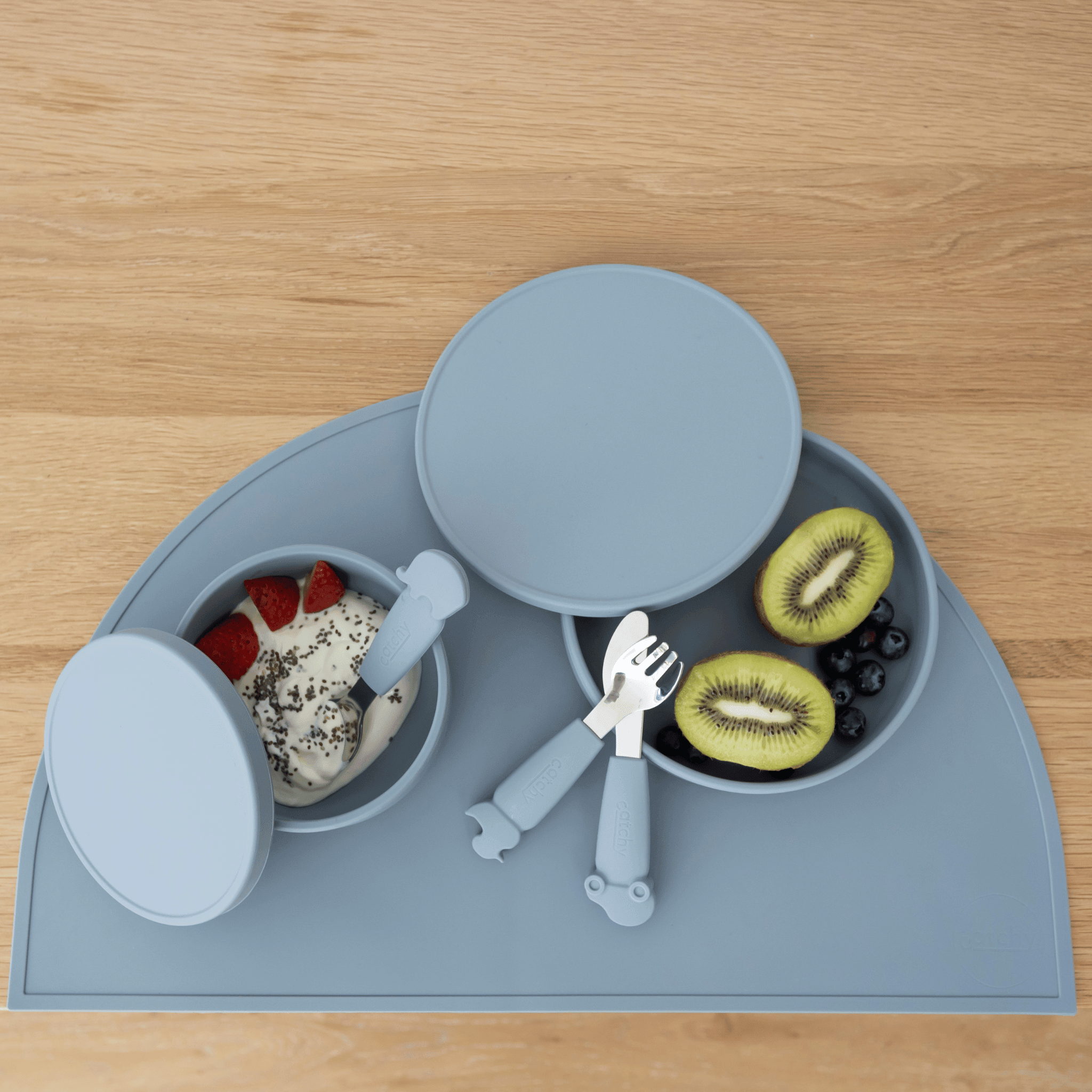 Silicone Bowl & Lid Set - Catchy